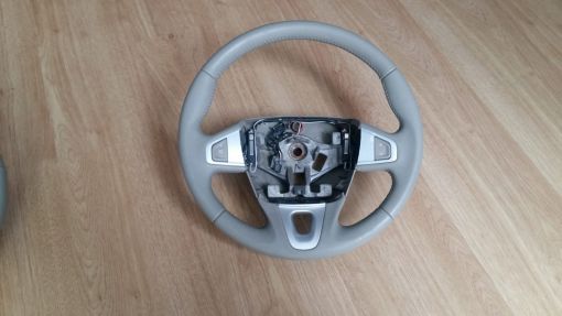 fluence megan 3 deri bej hız sabitleyicili direksiyon simidi