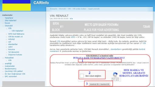  araç araba özellik ve donanım sorgulama