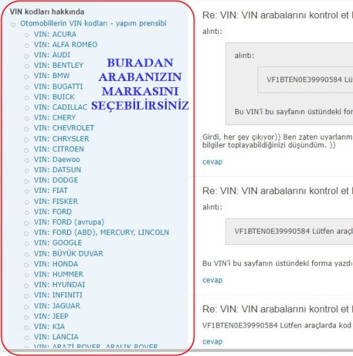  araba araç özellik ve donanım sorgulama öğrenme 